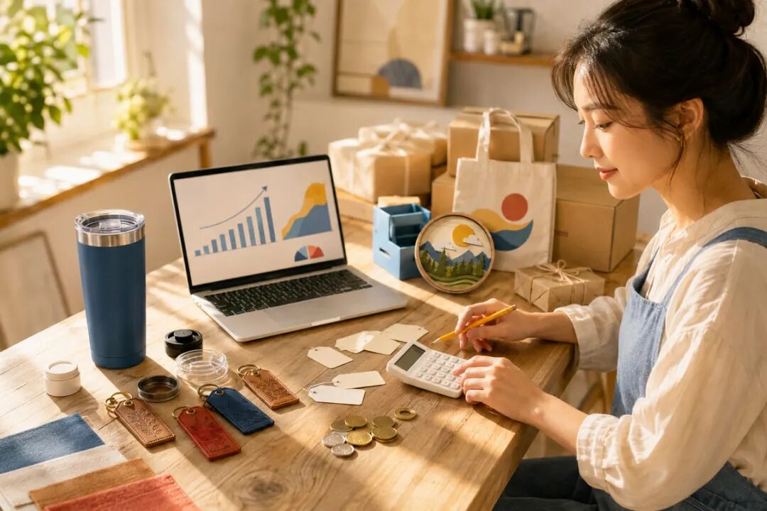 Put material cost, price, time, and order volume into the same calculation