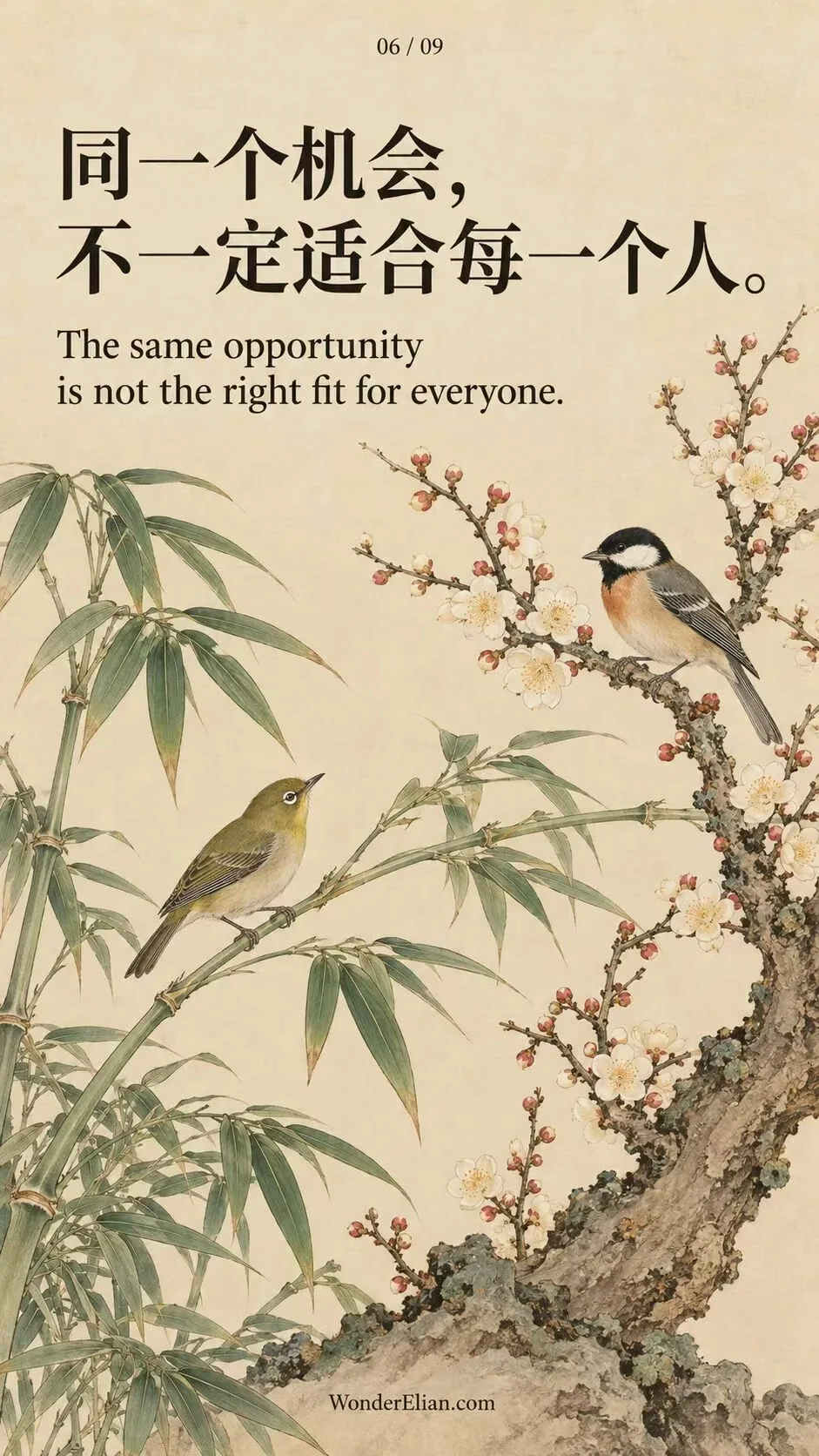 The same opportunity is not the right fit for everyone.