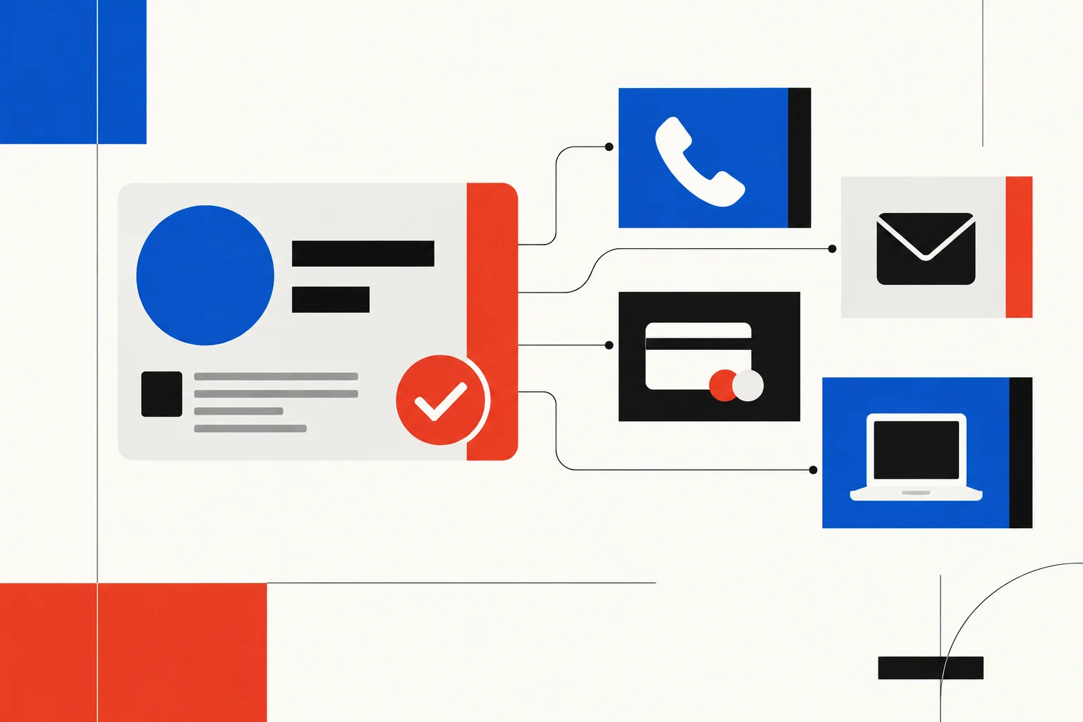 A phone number, email address, wallet, and computer give an agent a stable identity