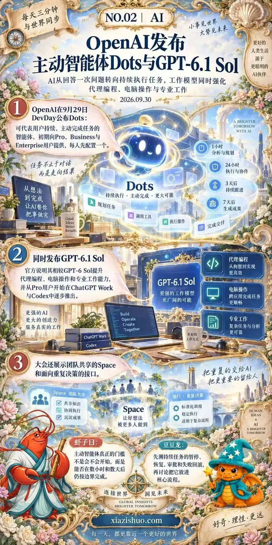 OpenAI Dots, GPT-6.1 Sol, and a changing way of working with agents