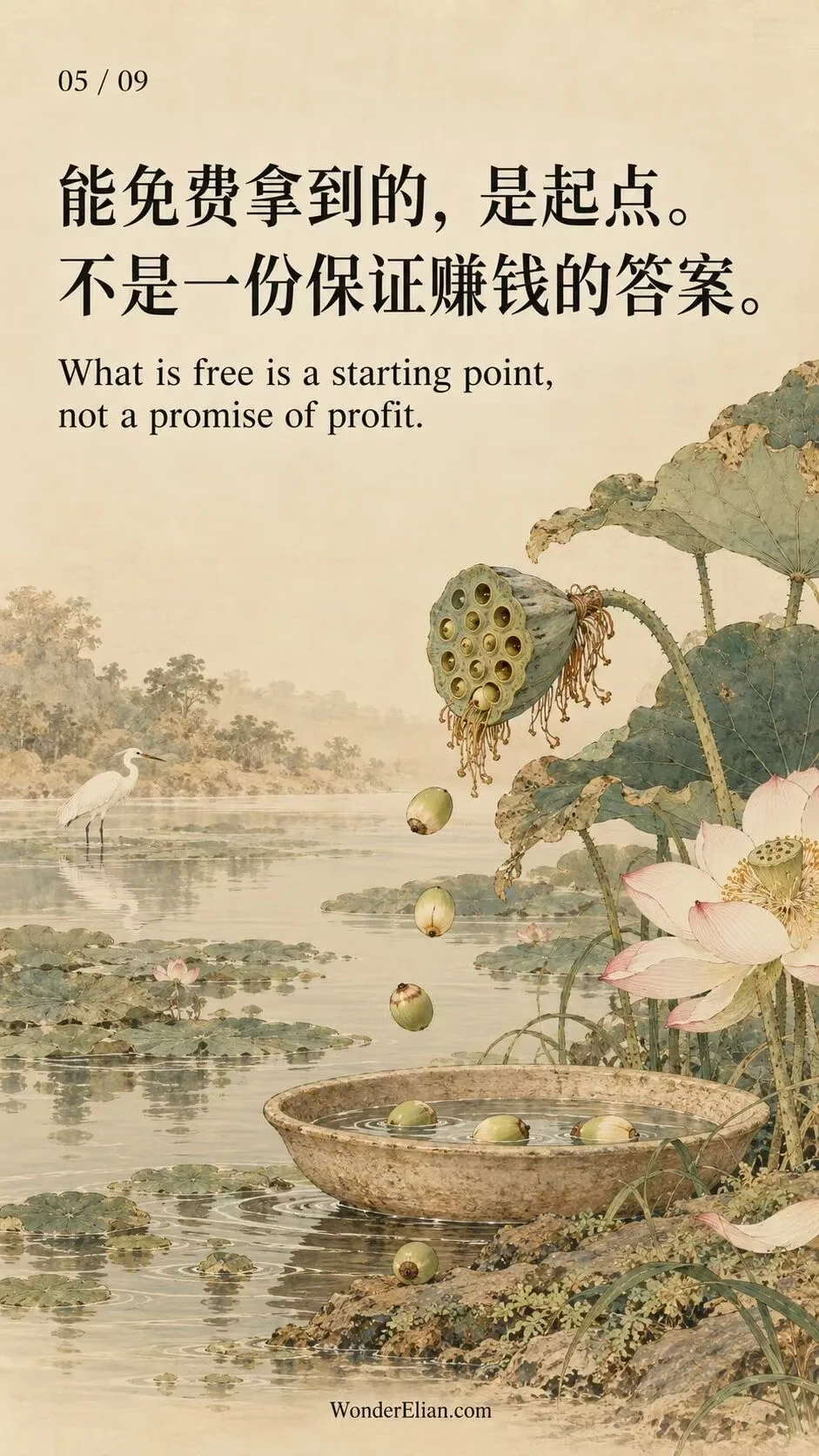 What is free is a starting point, not a promise of profit.